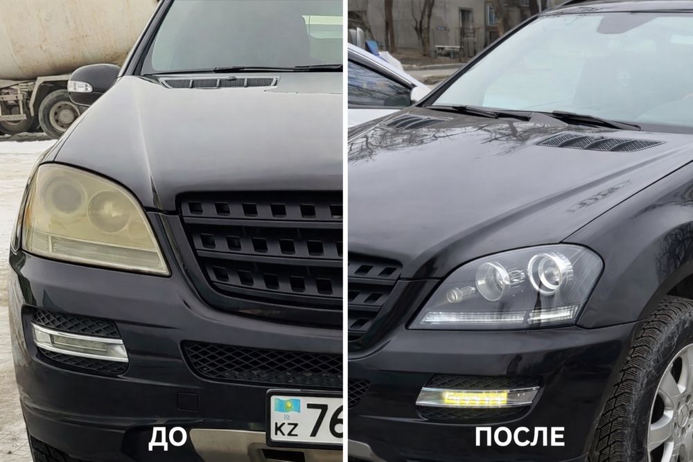 Замена стекла фар