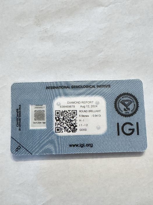 diamante naturale 0.94ct