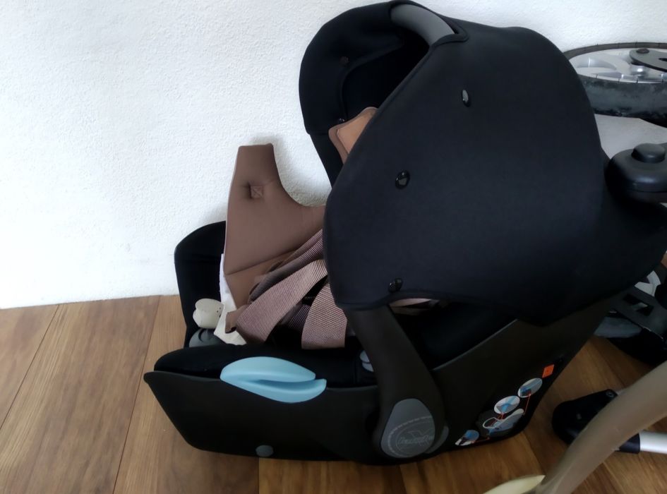 Количка 3 в 1, зимен кош, столче за кола