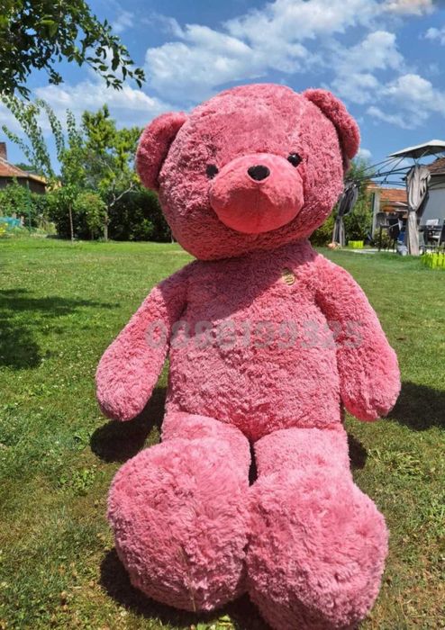 Голямо плюшено Мече, Розово, Бяло, Кафяво, 100см 150см 160см 200см 300