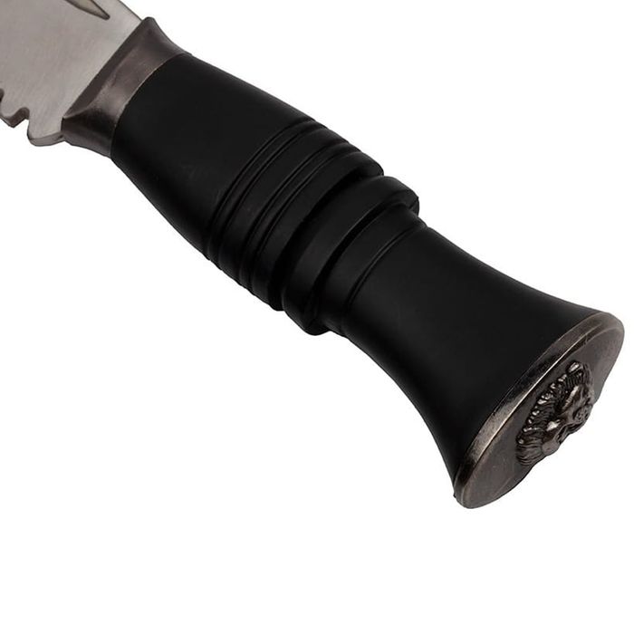 Cutit vanatoare Lion Tamer, 30 cm, otel, 2 cutite, toc piele ecologica