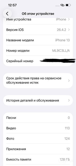 Iphone 13 128gb.