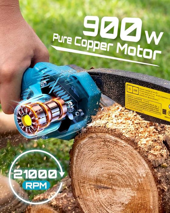 Электрическая аккумуляторная мини пила Seesii (15см)