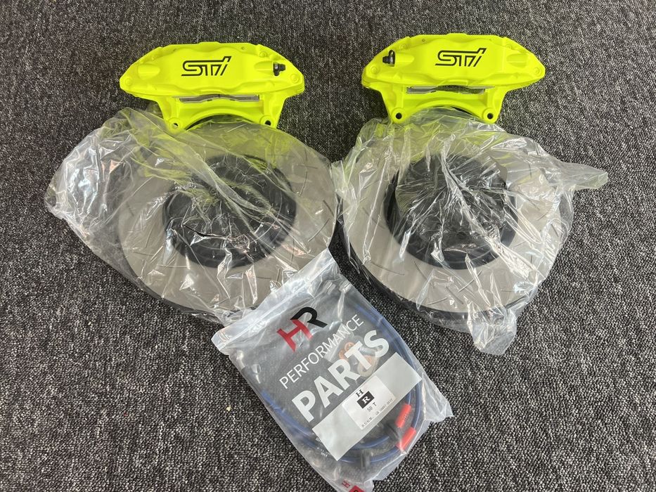 Brembo black subaru, тормоза Субару