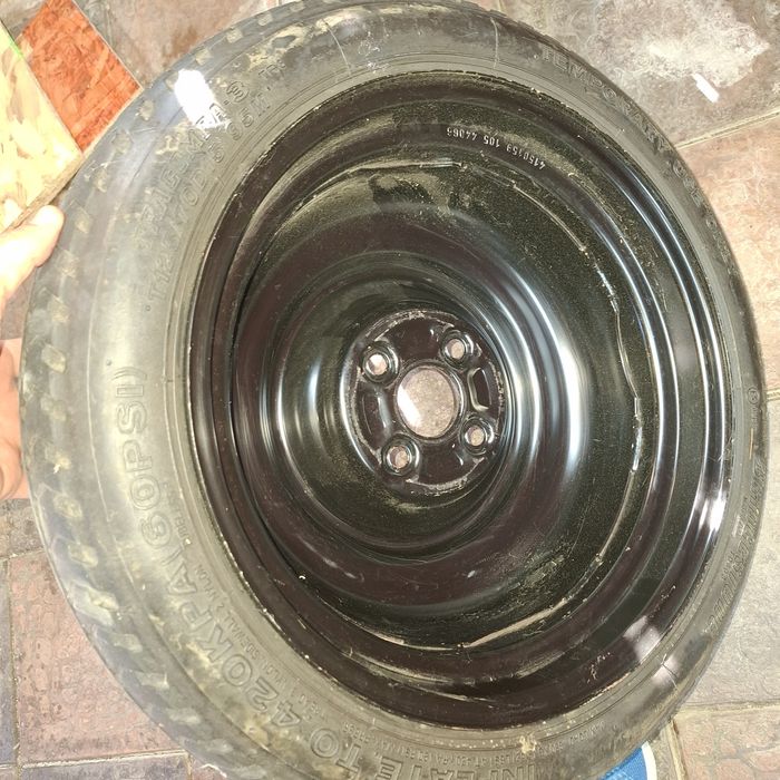 Roata rezerva slim (ingusta) Toyota Yaris 2010 - 4 prezoane - 125/70 R15