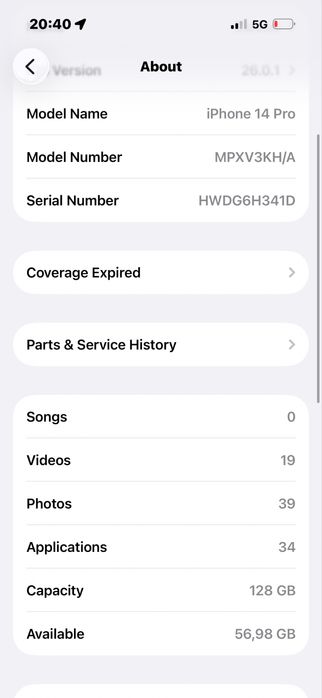 Iphone 14 pro karopkasi yo’q