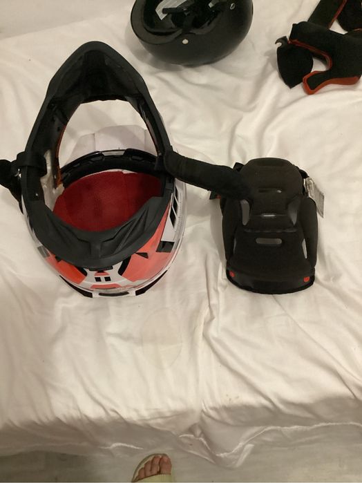 Cască motocross / enduro MTB LS2 Pioneer mărimea M – interior detașabil