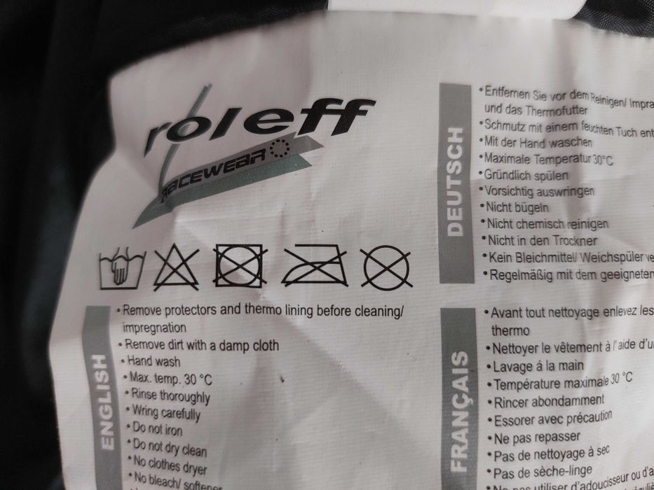 Geaca moto marca ROLEFF,marime L,cu protectii