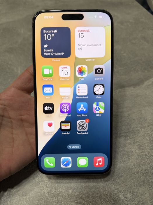 Iphone 15 promax natural titanium