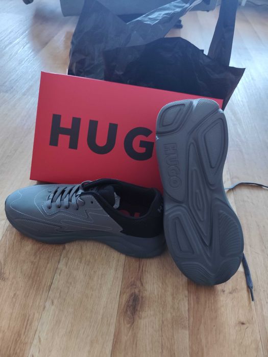 HUGO Leon_runn_nyme DARK Grey