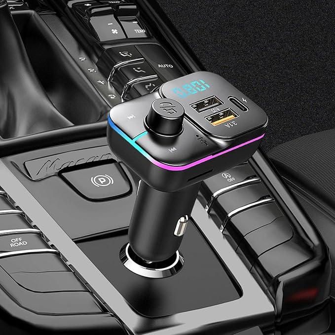FM Трансмитер С45 Bluetooth 5.0 за автомобил с бързо зареждане Зарядно