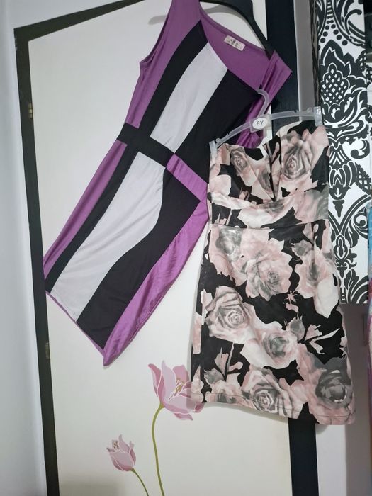 Рокля 3 на цената та 1. Лилаво изкушаваща визия.