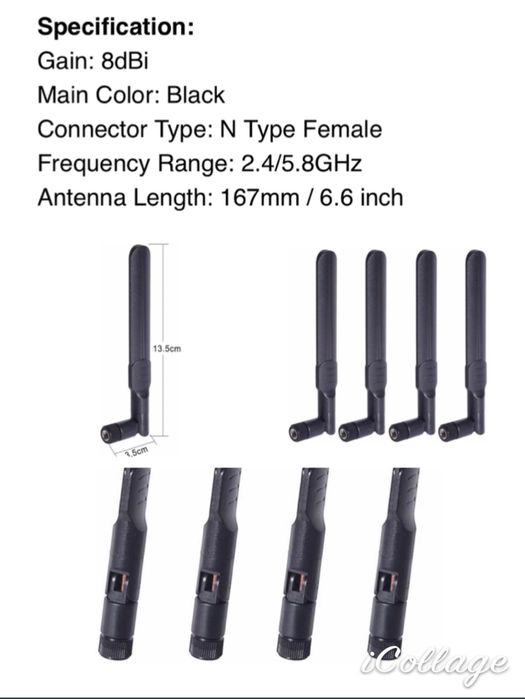 Antene/ Cabluri sma-ipex4 AX210/BE200