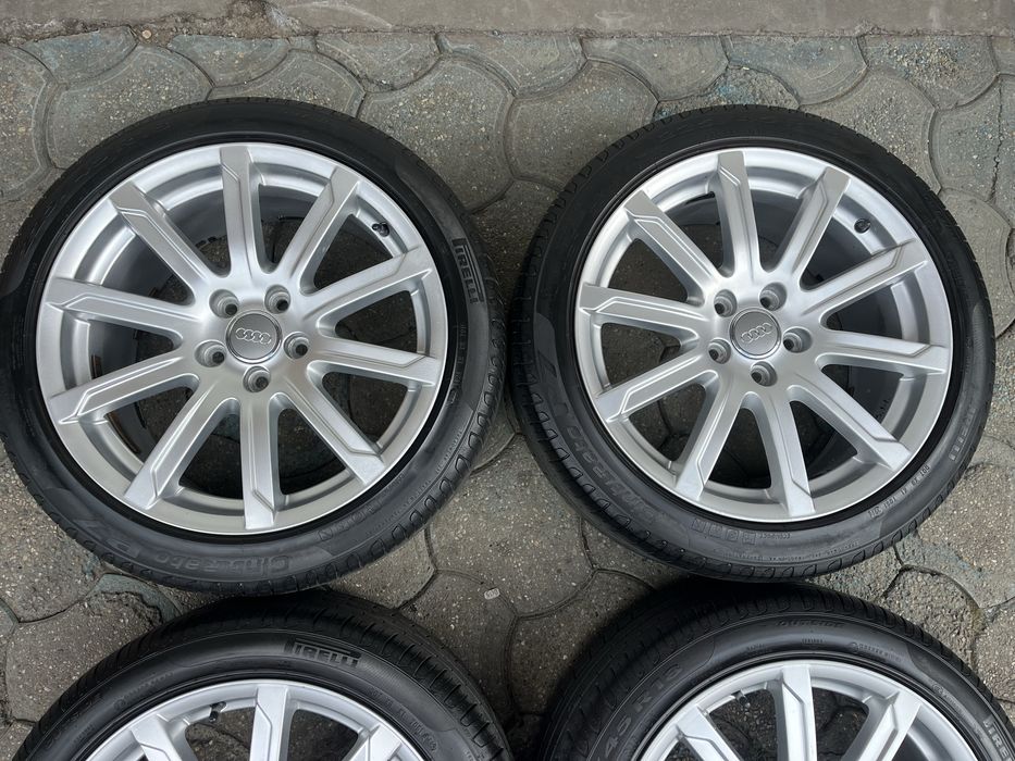 Jante aliaj 5x112mm, anvelope vara 225/45 R18, Audi A3, A4 B7, B8, B9, A6