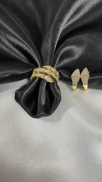 Серьги с камнями  / Каскелен