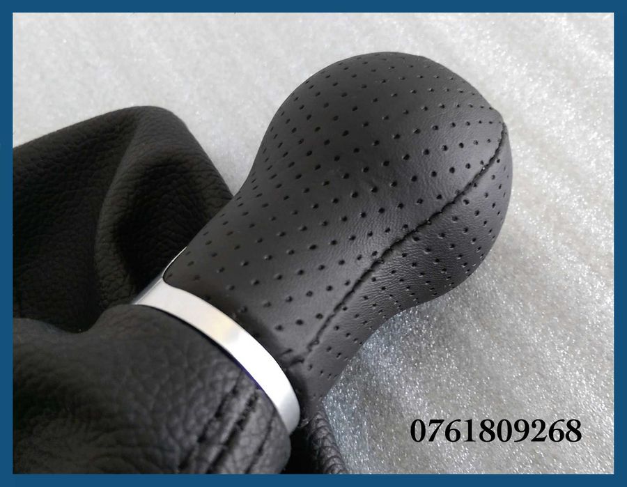 Manson + nuca schimbator piele S Line Audi A4 B8 A5 A6 Q5 cu 6 trepte