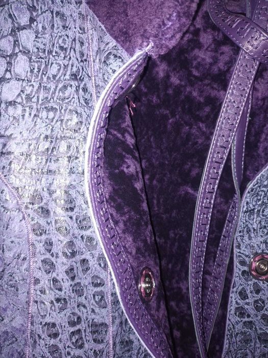 Cojoc lung (120 cm), Astrahan (1,75 kg), două fețe, marime M, Turcia