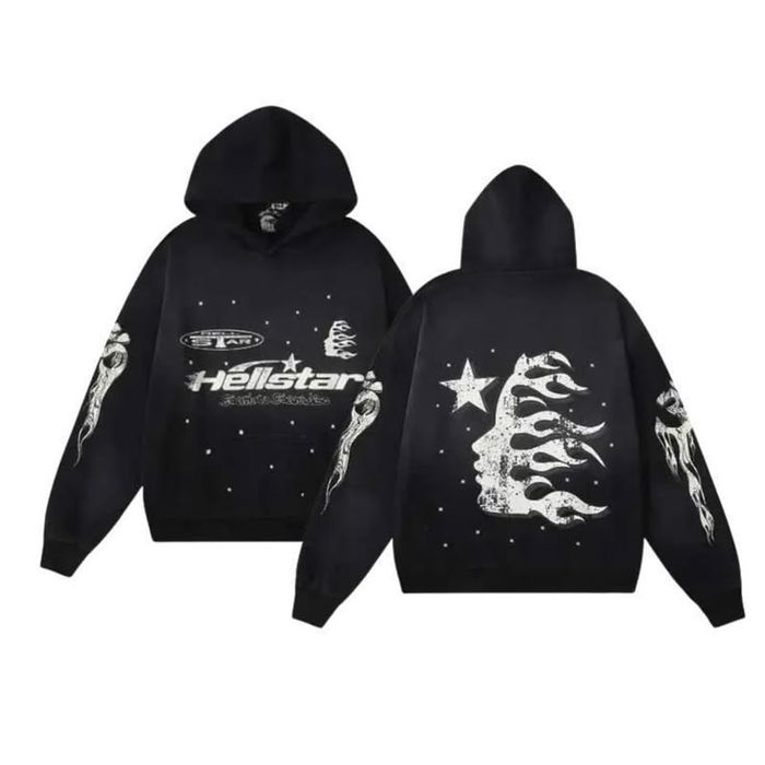 Черное худи Hellstar
