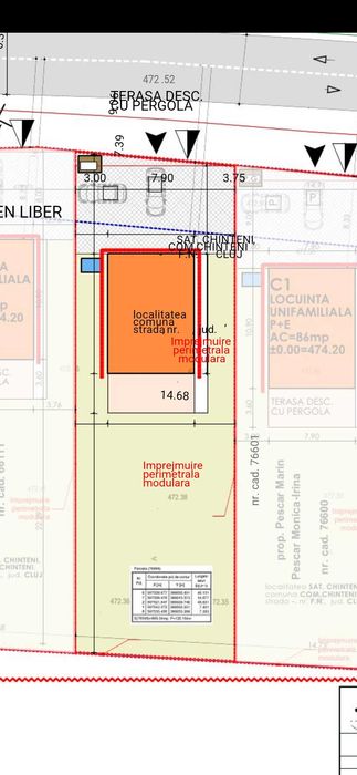 Teren cu autorizatie de constructie si utilitati