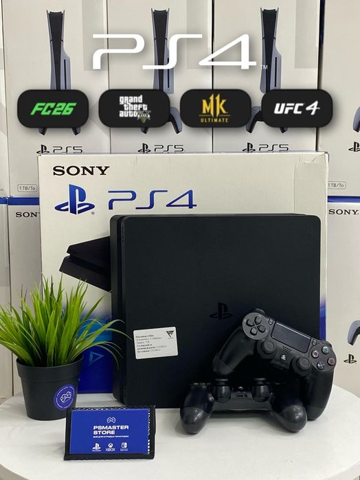 Не новый Playstation 4 Slim 1TB