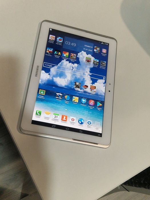 Tableta Samsung Galaxy Tab 2cu slot catela SIM si card de memorie