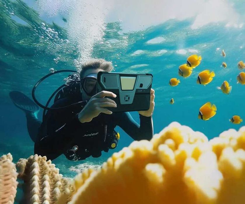 8849 Tank Pad E 24GB RAM 512GB ROM Таблет с Проектор, с IP68 защита