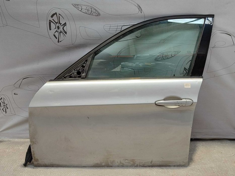 Ușă Față Stânga BMW 3 E90, E91 Sedan Gri / Argintiu Cod Culoare Titansilber Metallic 354 2009 / [2005-2012] / 41515A2A385 (2C)