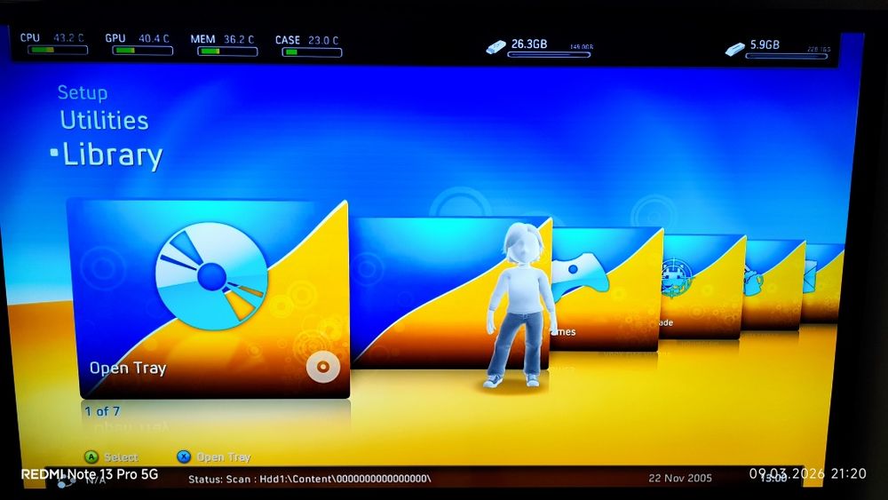 Xbox 360 Slim Modat RGH/Freestyle - 370GB HDD - 3 Manete + Kinect