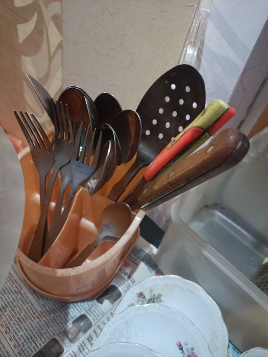 Посуда ложки тарелки