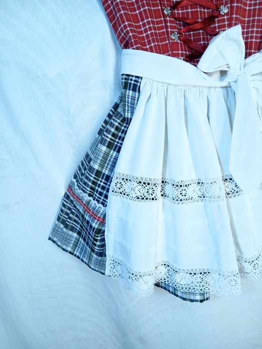 Dirndl fetițe 7-8 ani Nr 128-134cm Sarafan tirolez Rochie bavareza sas