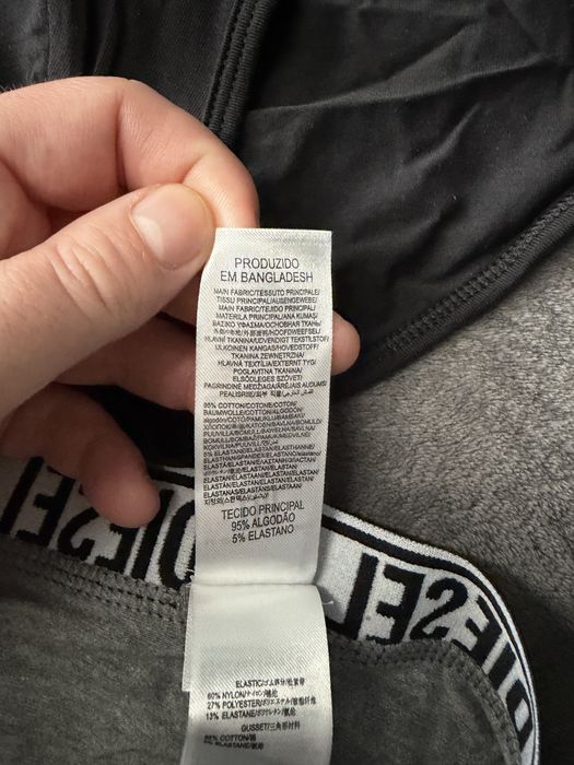 Diesel Umbr set 3 chiloti negru-gri-bleumarin marimea XL noi originali