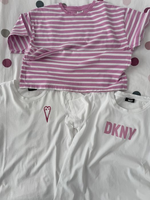 3 бр тениски Zara,Diesel и Dkny 12 г,ръст 152-158 см