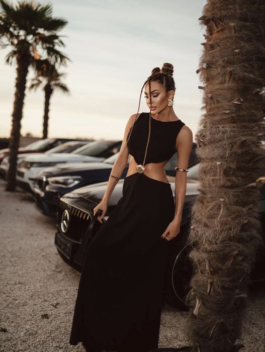 Черна рокля NAMARI