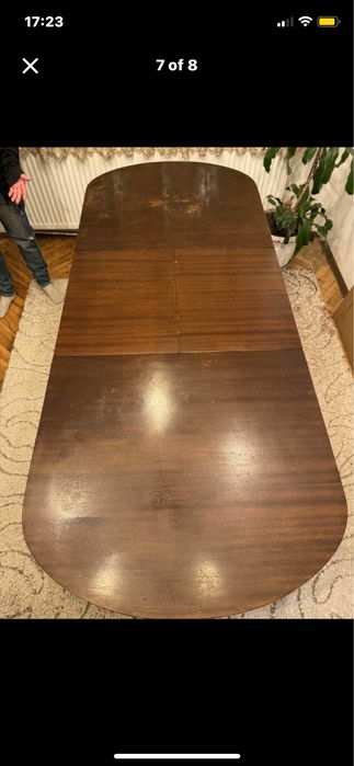 Маса масив - разтегателна