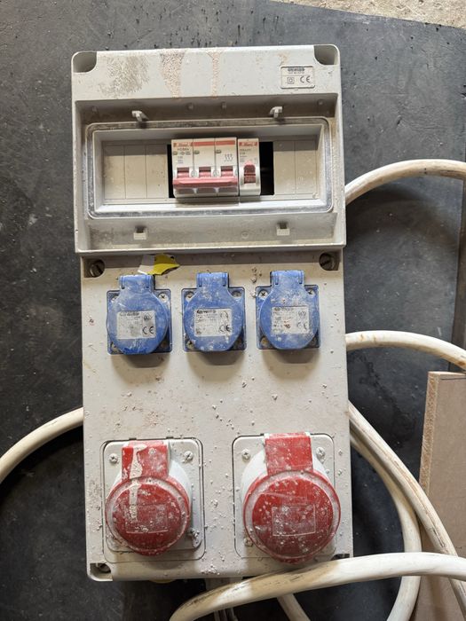 Tablou electric șantier trifazic Gewiss 400V + 230V, complet