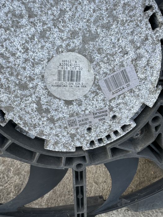 Перка вентилатор бмв х5 е70 х5 е71 3.0д 4.0д bmw x5 e70 x6 e71 4.0d 3