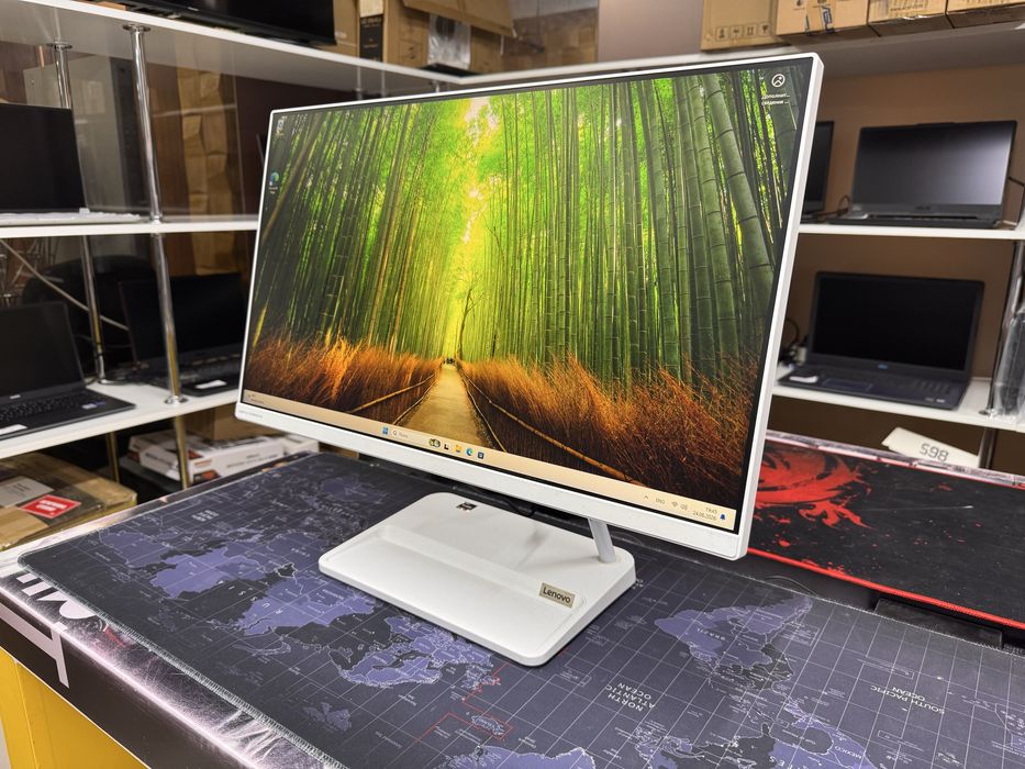Моноблок Lenovo 24’ Ryzen 5-5500U/8GB/SSD512GB