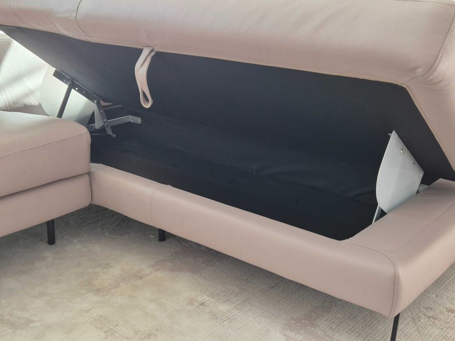 Canapea din piele cu recliner Natuzzi