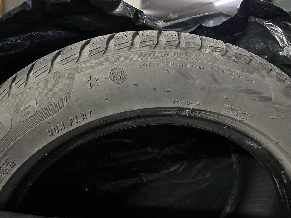 4бр 225/55/17 Pirelli Sotozero 3, Runflat, DOT 4117, с хомологация BMW