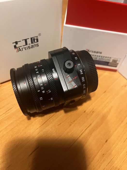7Artisans 50mm f/1.8 Tilt-Shift X - mount Fujifilm