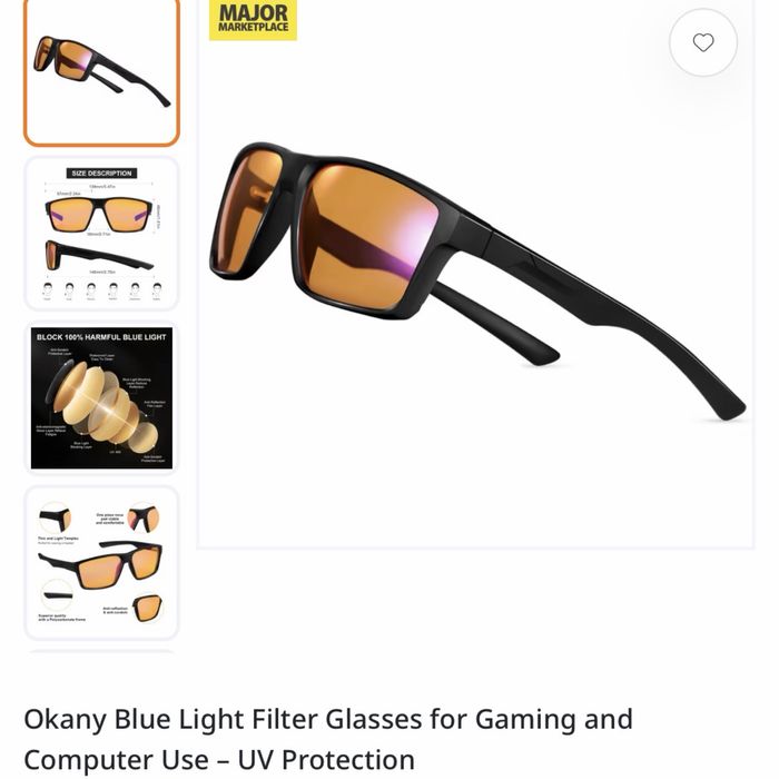 Ochelari UV anti lumina albastra