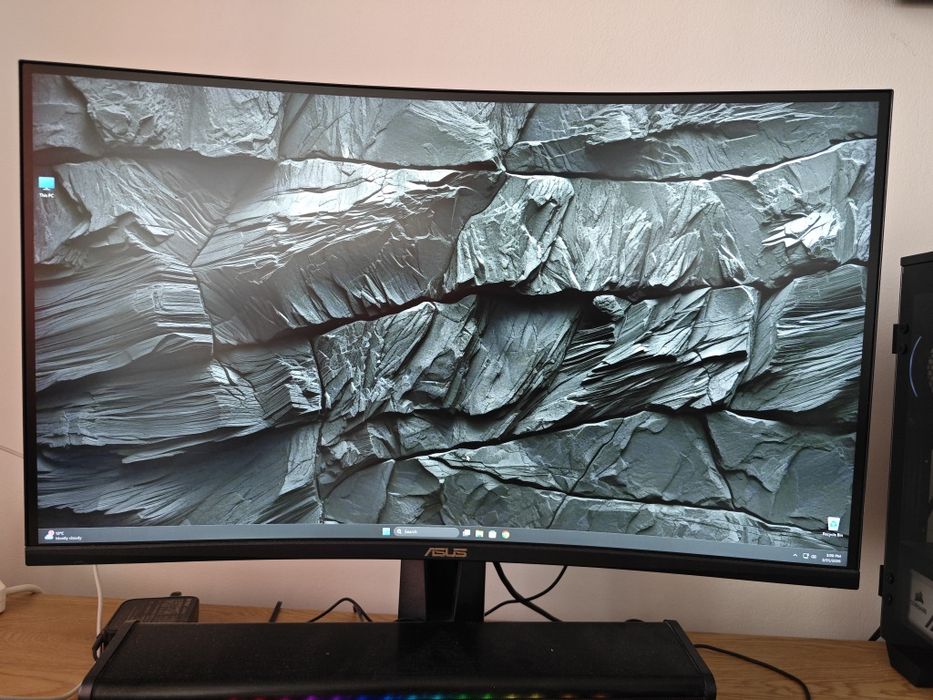 VA ASUS TUF VG27WQ, 27", WQHD, 165Hz, FreeSync, negru