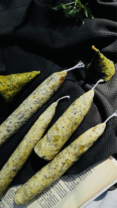 Восковые свечи , катаные