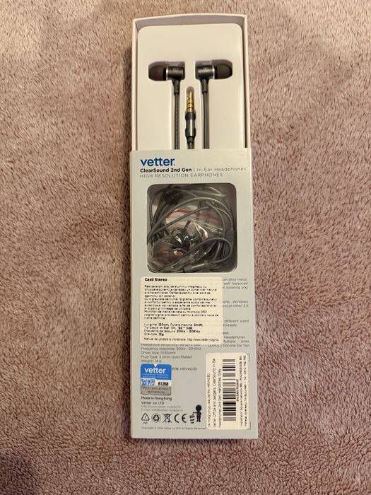 Casti cu fir Vetter ClearSound gen 2