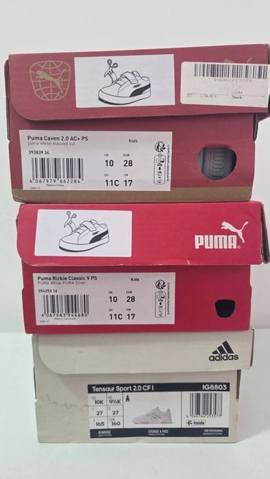 Adidasi Adidas si Puma copii 27 28