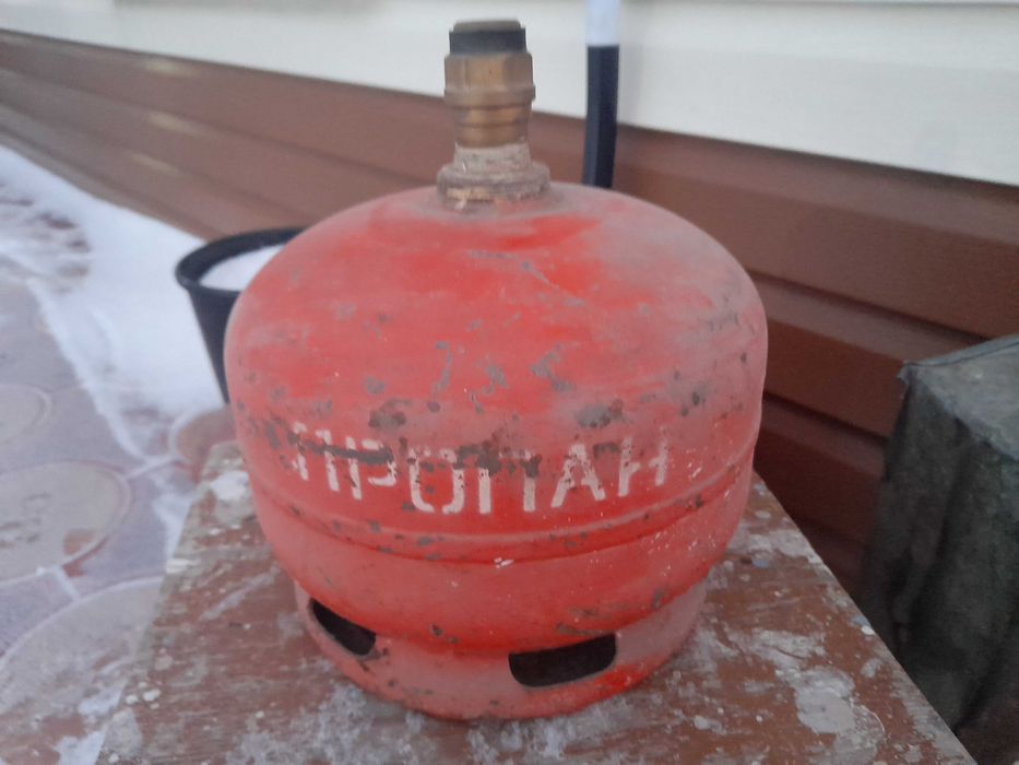 Газовый баллон б/у 5 литров