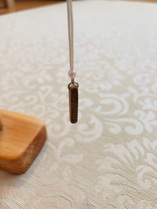 Дървени колиета ръчна изработка от естествено дърво и камъни