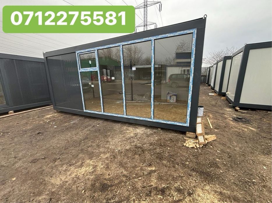 Container modular containere modulare cu vitrina de sticla montaj rapi