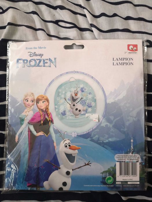 Хартиен лампион цветен с Олаф