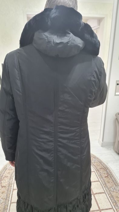 Пальто на заячьем подкладе с шиншилой